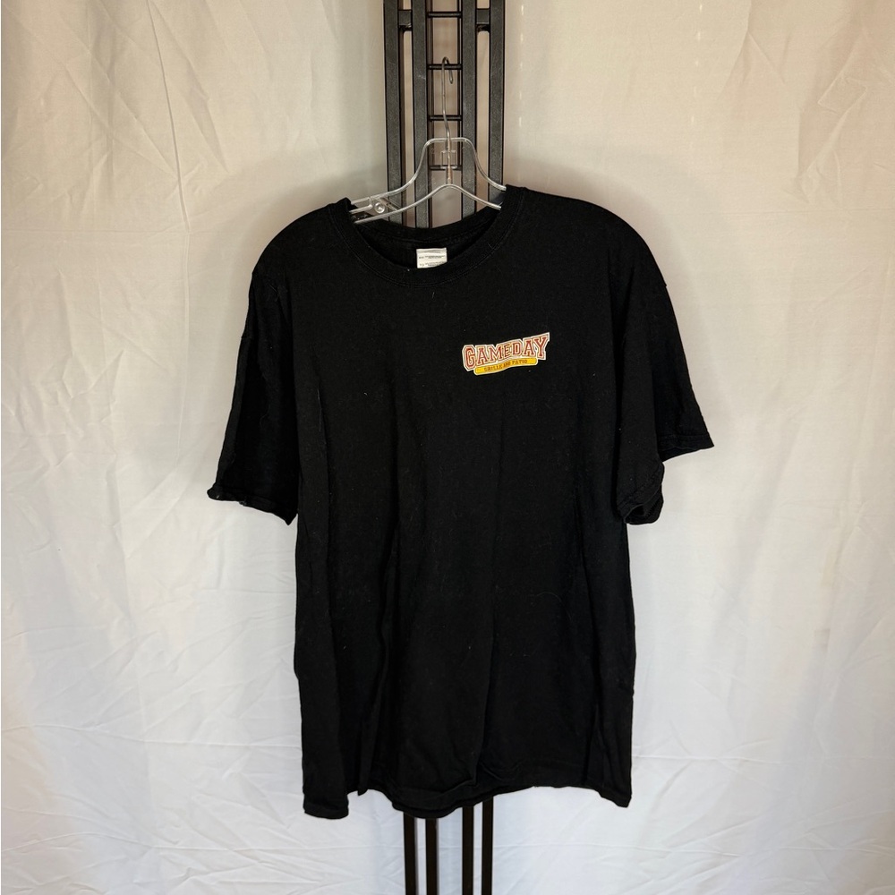 Gildan Black Tee with Game Day Graphic‎